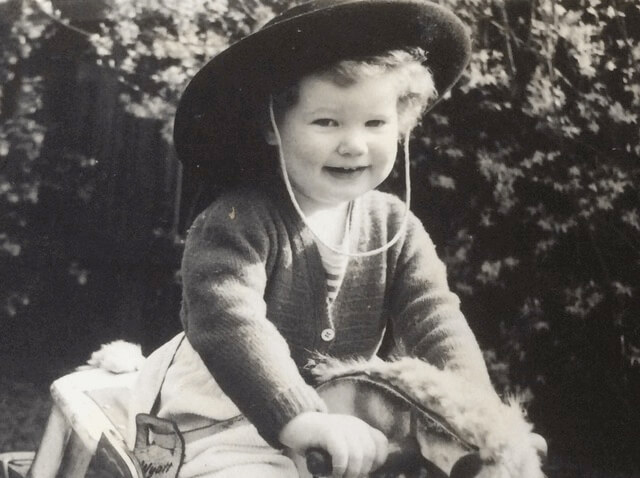 Rosi as a child